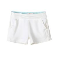 唐狮夏装正品女休闲短裤 女腰头装饰褶皱休...