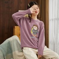 唐狮秋冬季款毛衣女学院风针织衫宽松百搭外穿套头绿色黄色