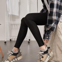 唐狮春秋打底裤女紧身裤外穿内搭黑色弹力薄款显瘦小脚