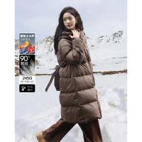 【个性撞色】2024冬款连帽抽绳系带袖子...