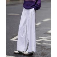 【纯棉舒适区】春季日系褶裥腰一粒扣A字阔...