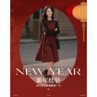 【祈年恋歌】冬季氛围感纯棉钉扣圆领无袖背...