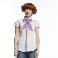 唐狮正品夏装女短袖衬衫 #1112210...