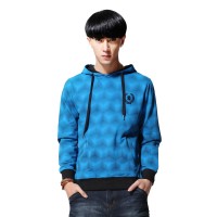 春装 唐狮男士欧美潮流男几何图案循环满地...