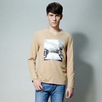 春装 唐狮正品男长袖印花T恤#61411...