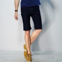 夏装 唐狮正品男基本牛仔中裤#61421...