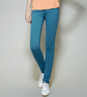 女基本经典修身弹力休闲打底裤